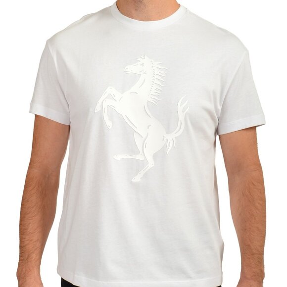 Scuderia Ferrari Fluid Organic Jersey 3D Horse Short Sleeve T-Shirt US XS IT 46 - Picture 1 of 6